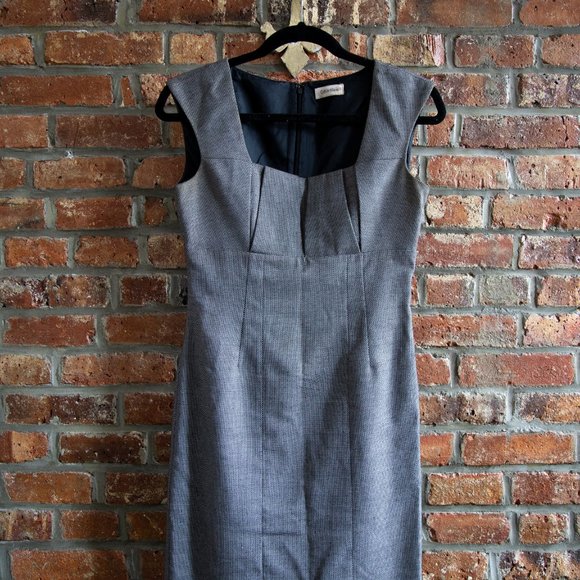 Calvin Klein Fitted and Textured Dress - Picture 3 of 6